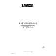 ZANUSSI ZT170R-3 Owners Manual ZANUSSI ZT170R-3 Owners Manual