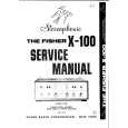 FISHER X-100 Service Manual FISHER X-100 Service Manual