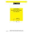 ZANUSSI FJD1084HV Owners Manual ZANUSSI FJD1084HV Owners Manual