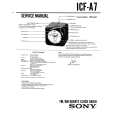 SONY ICFA7 Service Manual SONY ICFA7 Service Manual