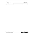 ZANKER CT2061-1 Owners Manual ZANKER CT2061-1 Owners Manual