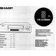 SHARP VC-A49GM Owners Manual SHARP VC-A49GM Owners Manual