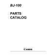 CANON BJ-100 Parts Catalog CANON BJ-100 Parts Catalog