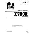TEAC X-700R Service Manual TEAC X-700R Service Manual