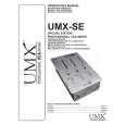 UMX UMX-SE Owners Manual UMX UMX-SE Owners Manual