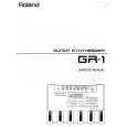 ROLAND GR-1 Owners Manual ROLAND GR-1 Owners Manual