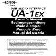 EDIROL UA-1EX Owners Manual EDIROL UA-1EX Owners Manual