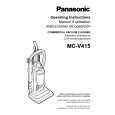 PANASONIC MCV415 Owners Manual PANASONIC MCV415 Owners Manual