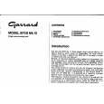 GARRARD SP25MKIII Owners Manual GARRARD SP25MKIII Owners Manual