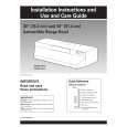 WHIRLPOOL GZ8330XLS1 Installation Manual WHIRLPOOL GZ8330XLS1 Installation Manual