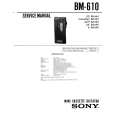SONY BM610 Service Manual SONY BM610 Service Manual