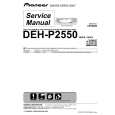 PIONEER DEH-P2550/X1R/EC Service Manual PIONEER DEH-P2550/X1R/EC Service Manual