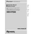 PIONEER DEH-P250/XIN/UC Owners Manual PIONEER DEH-P250/XIN/UC Owners Manual