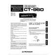 PIONEER CT-960 Owners Manual PIONEER CT-960 Owners Manual