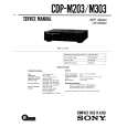 SONY CDP-M203 Service Manual SONY CDP-M203 Service Manual