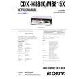 SONY CDXM8810 Service Manual SONY CDXM8810 Service Manual