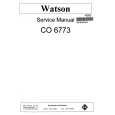WATSON CO6773 Service Manual WATSON CO6773 Service Manual