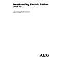 AEG F640TG Owners Manual AEG F640TG Owners Manual