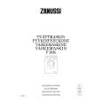 ZANUSSI F1645 Owners Manual ZANUSSI F1645 Owners Manual