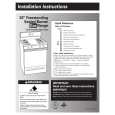 WHIRLPOOL YSF315PEGQ5 Installation Manual WHIRLPOOL YSF315PEGQ5 Installation Manual