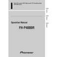 PIONEER FH-P4000R Owners Manual PIONEER FH-P4000R Owners Manual