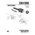 SONY ECMV3000 Service Manual SONY ECMV3000 Service Manual