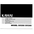 KAWAI DX300 Owners Manual KAWAI DX300 Owners Manual