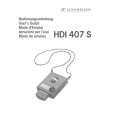 SENNHEISER HDI 407 S Owners Manual SENNHEISER HDI 407 S Owners Manual