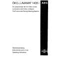 AEG LAV1435ID Owners Manual AEG LAV1435ID Owners Manual