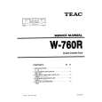 TEAC W760R Service Manual TEAC W760R Service Manual