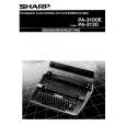SHARP PA-3100E Owners Manual SHARP PA-3100E Owners Manual