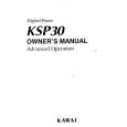 KAWAI KSP30 Owners Manual KAWAI KSP30 Owners Manual