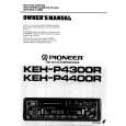 PIONEER KEH-P4300R Owners Manual PIONEER KEH-P4300R Owners Manual