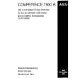 AEG 7500B-DCH Owners Manual AEG 7500B-DCH Owners Manual