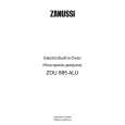 ZANUSSI ZOU885ALU Owners Manual ZANUSSI ZOU885ALU Owners Manual