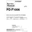 PIONEER PDF1006 Service Manual PIONEER PDF1006 Service Manual