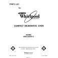 WHIRLPOOL MW3200XP0 Parts Catalog WHIRLPOOL MW3200XP0 Parts Catalog