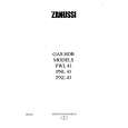 ZANUSSI PNL43 Owners Manual ZANUSSI PNL43 Owners Manual