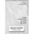 ARTHUR MARTIN ELECTROLUX TG4002T Owners Manual ARTHUR MARTIN ELECTROLUX TG4002T Owners Manual