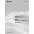 SONY PCWAC500 Owners Manual SONY PCWAC500 Owners Manual