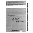PIONEER GMX334 Owners Manual PIONEER GMX334 Owners Manual