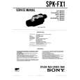 SONY SPK-FX1 Service Manual SONY SPK-FX1 Service Manual