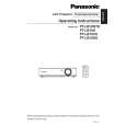 PANASONIC PT-LB10NT Owners Manual PANASONIC PT-LB10NT Owners Manual