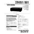 SONY STR-D611 Service Manual SONY STR-D611 Service Manual