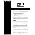 ROLAND PM-1 Owners Manual ROLAND PM-1 Owners Manual