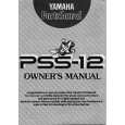 YAMAHA PSS-12 Owners Manual YAMAHA PSS-12 Owners Manual