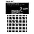 SHARP CX-5000 Owners Manual SHARP CX-5000 Owners Manual
