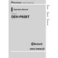 PIONEER DEH-P65BT/XN/ES Owners Manual PIONEER DEH-P65BT/XN/ES Owners Manual