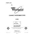 WHIRLPOOL MW1500XS1 Parts Catalog WHIRLPOOL MW1500XS1 Parts Catalog