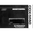 PIONEER CDXM40 Owners Manual PIONEER CDXM40 Owners Manual
